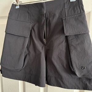 lululemon athletica Black Cargo Shorts for Versatile Wear